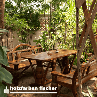 Terrasse und Gartenmöbel: Erster Anstrich & Schutz