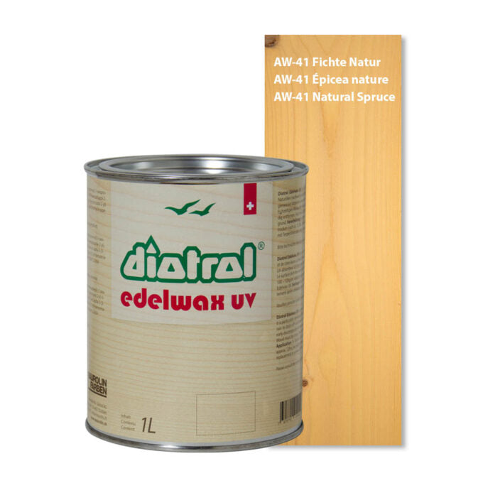Edelwax UV 1L - UV-Blocker für Holzfassaden – schützt und lässt Regen abperlen
