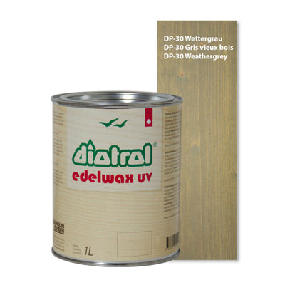 Edelwax UV 1L - UV-Blocker für Holzfassaden – schützt und lässt Regen abperlen